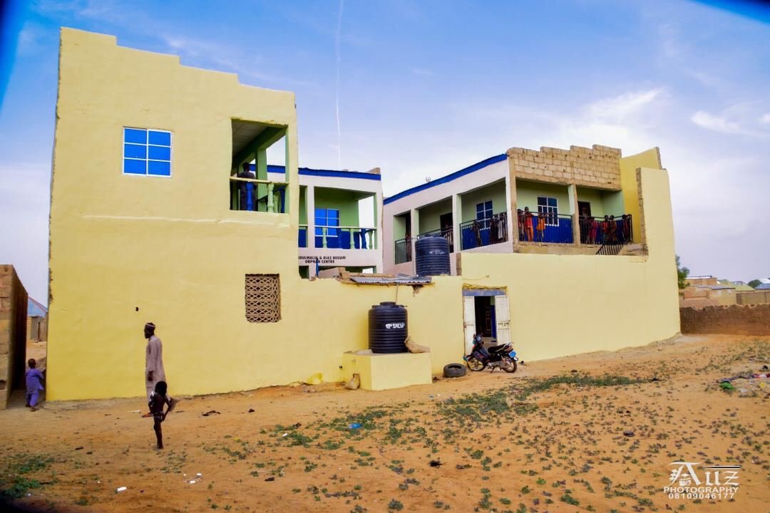 The new orphan centre building